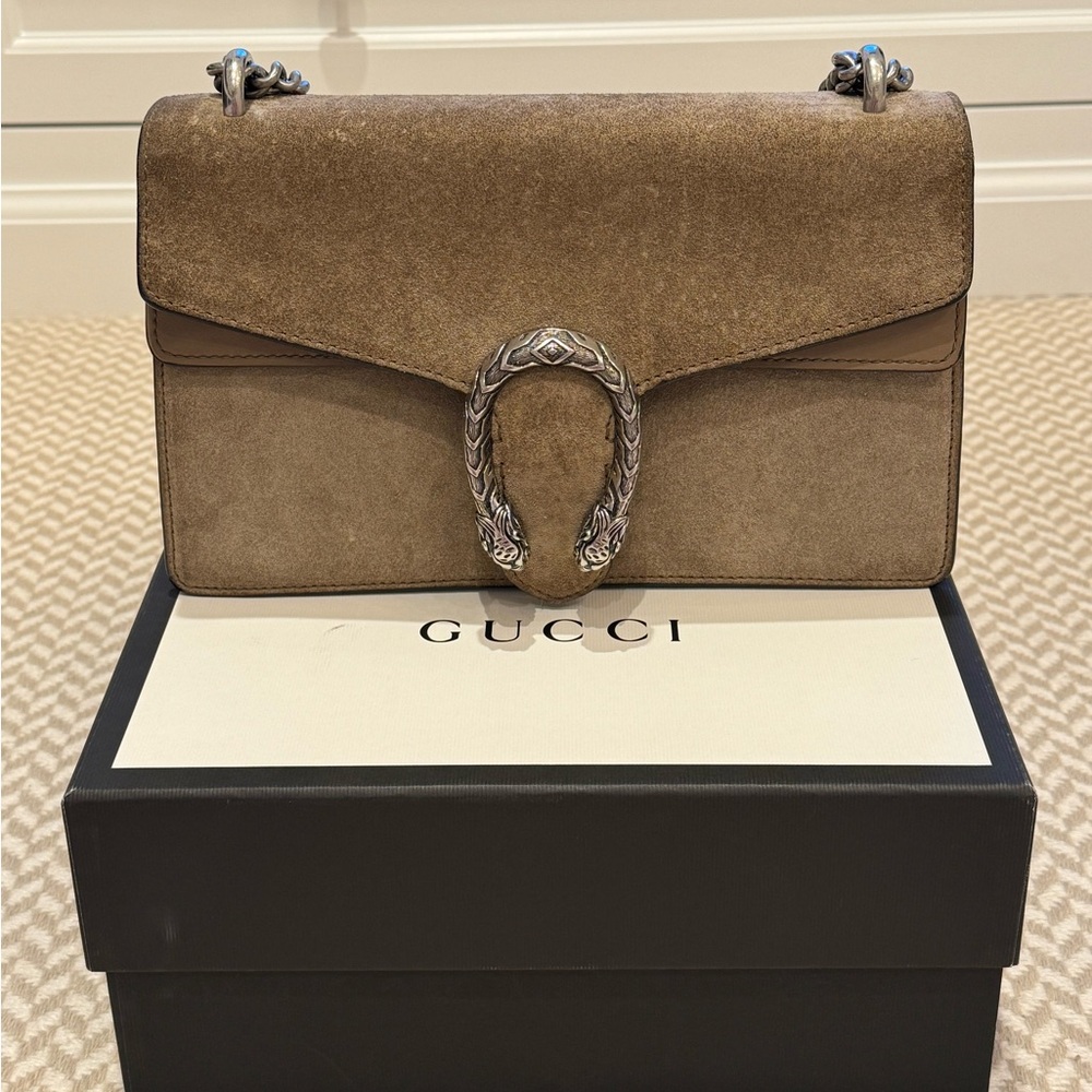 Gucci Dionysus Suede Small Shoulder Bag